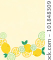 Refreshing Lemon Lime Frame 101848309