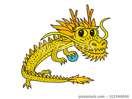 金龍手繪插畫 101849048