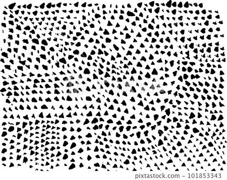 Dry Brush Grunge Dots Vector Pattern 101853343