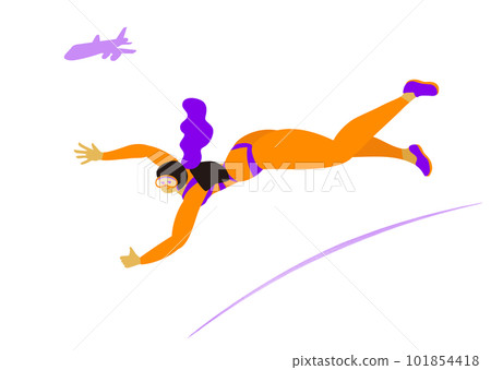 trip_travel_people_girl_skydiving_女子跳傘 101854418