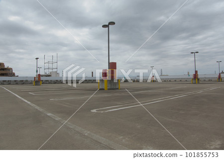 Rooftop parking lot 101855753