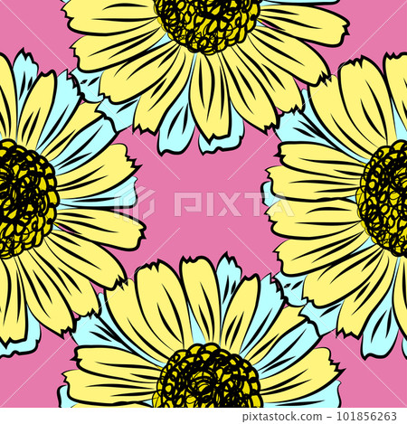 Floral seamless background 101856263