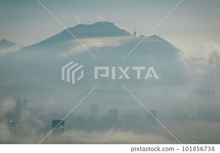 Aerial view of landscape in shenzhen city, China Aerial view of landscape in shenzhen city, China 101856738