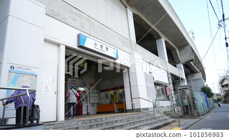 Tobu Railway "Kosuge Station" station building (mosaic completed) Tobu Railway "Kosuge Station" station building (mosaic completed) 101856983