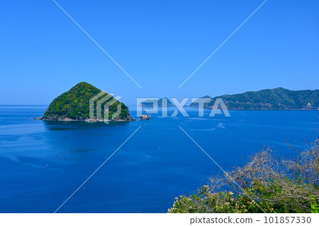 Sekumi展望台、若狹灣、鳥部島、海景、若狹町 101857330