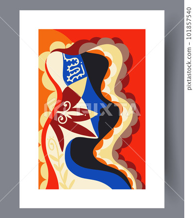 Abstract fantasy original picture wall art print 101857540