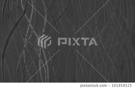 Abstract Marker Hand Drawn Background Texture. Background Illustration Wavy Lines in Doodle Style Hand Drawn Sketch Art. Gray Waves on Grey Background. 101858525