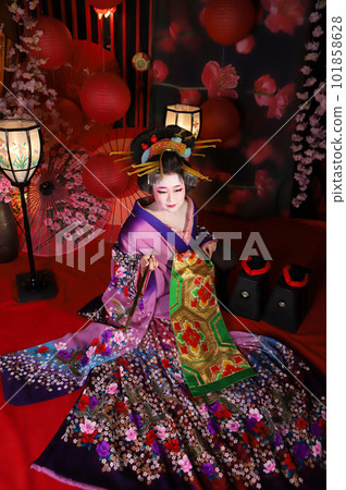 日本女性的花魁體驗、和服變身攝影、和服體驗、觀光地的遊玩體驗活動 日本女性的花魁體驗、和服變身攝影、和服體驗、觀光地的遊玩體驗活動 101858628