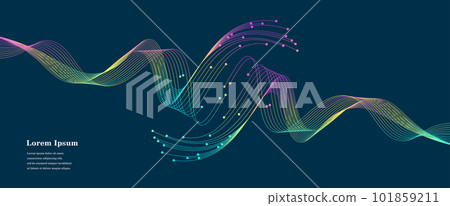 幾何抽象基因波科學背景 幾何抽象基因波科學背景 101859211