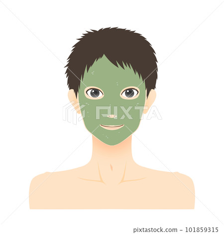 男性臉包插畫素材 男性臉包插畫素材 101859315