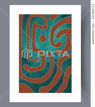 Abstract elements tortuous fantasy wall art print Abstract elements tortuous fantasy wall art print 101860152