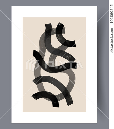Abstract stripes experiment wall art print Abstract stripes experiment wall art print 101860245