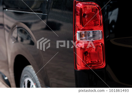 Taillight of modern van close up Taillight of modern van close up 101861493