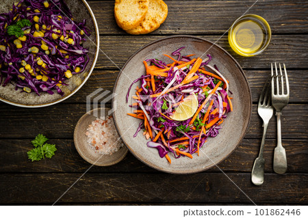 Fresh cabbage salad 101862446
