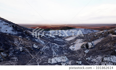 Panoramic view of Rainbow Mountain Panoramic view of Rainbow Mountain 101862614