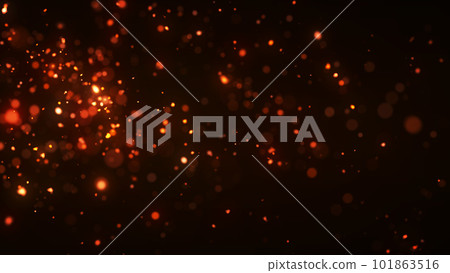 Red sparks, sparks background. 101863516