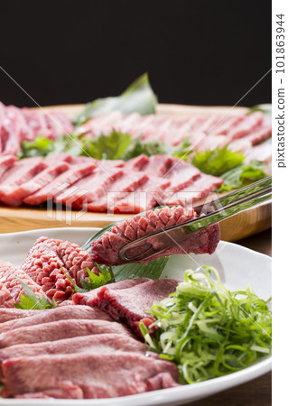 Grilled Wagyu Beef Home Cooking Grilled Beef Tongue 101863944