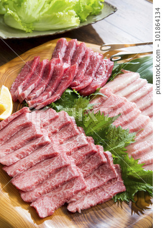 烤肉、家常菜、大理石紋和牛 101864134