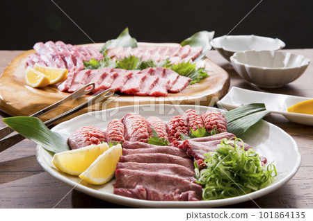 烤肉、家常菜、大理石紋和牛 101864135