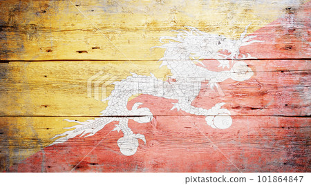Flag of Bhutan 101864847