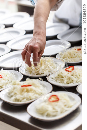 White cabbage salad White cabbage salad 101864899