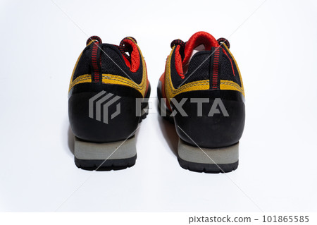 Trekking women's hiking shoes. Shoes for tourism and travel Trekking women's hiking shoes. Shoes for tourism and travel 101865585