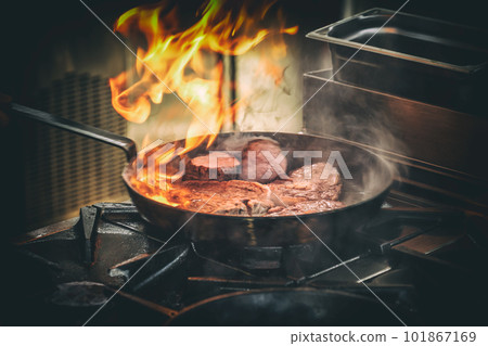 Beef and pork meat 101867169