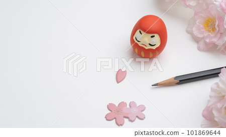 Dharma, pencil and cherry blossom | Image of studying for exam Dharma, pencil and cherry blossom | Image of studying for exam 101869644