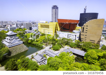 Riverwalk 北九州和小倉城，擁有美麗的新綠 101870456