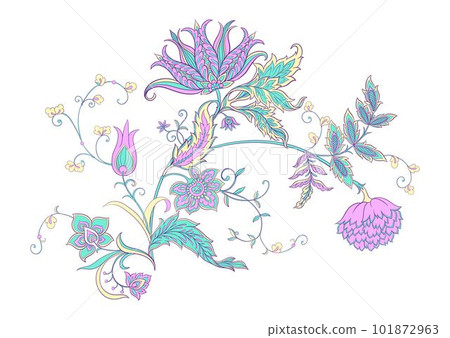 Traditional eastern classical luxury old fashioned floral ornament. Traditional eastern classical luxury old fashioned floral ornament. 101872963