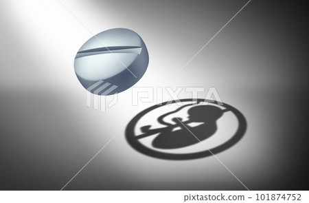 Abortion Pill Concept 101874752