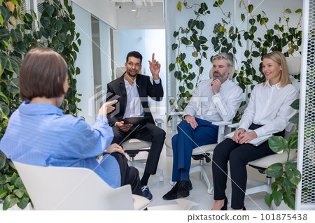 Group of people having a psychotherapy session Group of people having a psychotherapy session 101875438