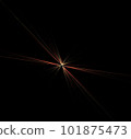 Fractal Illustration of Combustion on Black Background 101875473