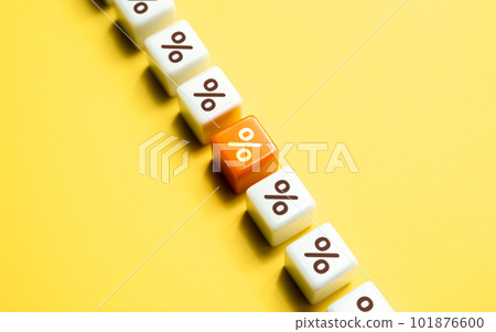 Highlighted interest rate percentage of many. Sale discount. Mortgages and loans. Favorable discounts and special tempting offers. Shopping. Marketing. Improve your credit score. Best terms. 101876600