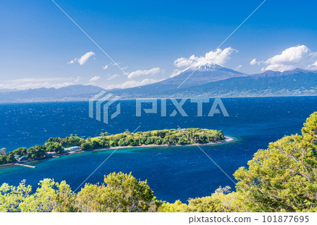 (Shizuoka Prefecture) Mt. Fuji over Oceanazaki (Osezaki) (Shizuoka Prefecture) Mt. Fuji over Oceanazaki (Osezaki) 101877695