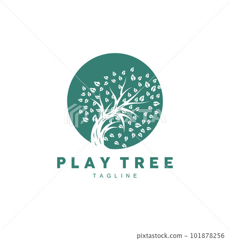 Tree Logo Design, Playground Vector, Education Tree Icon 101878256