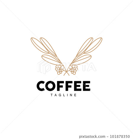 Coffee Logo, Coffee Tree Design, Cafe Drink Vector, Icon Brand Illustration Symbol Coffee Logo, Coffee Tree Design, Cafe Drink Vector, Icon Brand Illustration Symbol 101878350