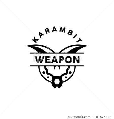 Weapon Logo, Traditional Weapon Karambit Vector, Ninja Fighting Tool Simple Design, Symbol Icon, Illustration Weapon Logo, Traditional Weapon Karambit Vector, Ninja Fighting Tool Simple Design, Symbol Icon, Illustration 101878422