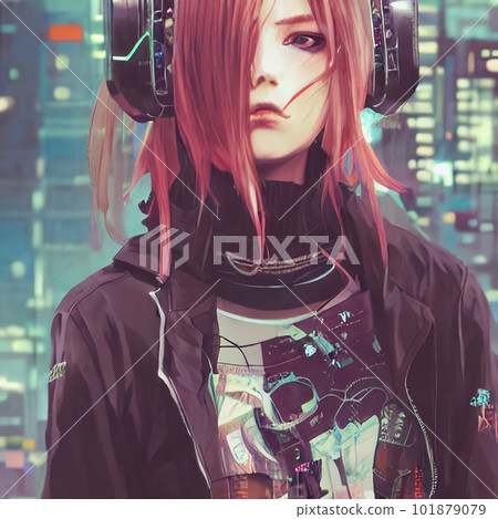 設定在未來城市的賽博朋克風格少女“AI生成形象” 設定在未來城市的賽博朋克風格少女“AI生成形象” 101879079