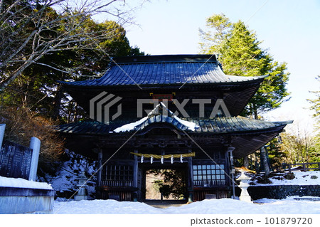 山梨七面山瑞神門 山梨七面山瑞神門 101879720