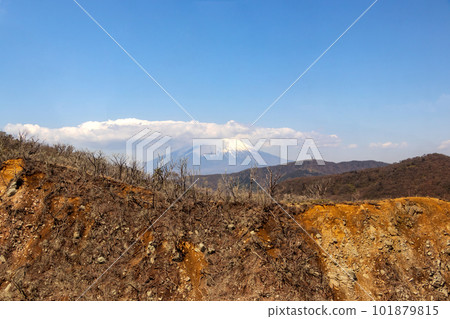 從箱根山看到的富士山 從箱根山看到的富士山 101879815