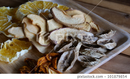 Assortment of dried fruits 101879854