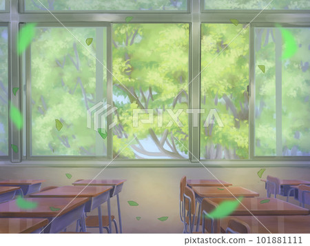 從窗戶可以看到樹的教室(青葉茂) 從窗戶可以看到樹的教室(青葉茂) 101881111