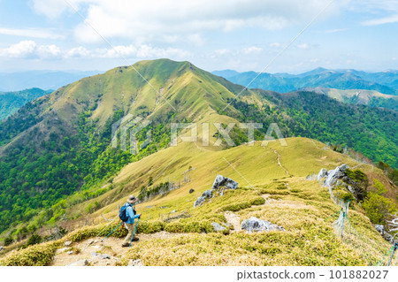 春天的劍山登山（劍山～大井次郎） 101882027