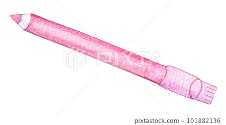 Sewing goods sewing set watercolor illustration 101882136