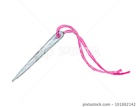 縫紉商品縫紉套裝水彩插圖 縫紉商品縫紉套裝水彩插圖 101882142