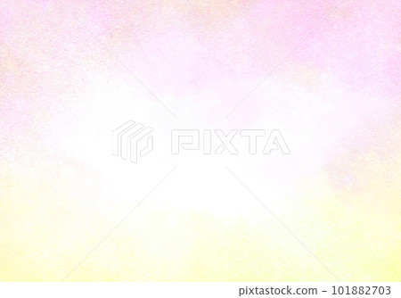 Watercolor simple abstract background cute pink and yellow 101882703