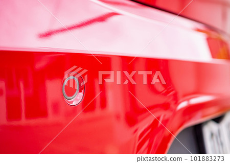 Car parking sensor on rear bumper 101883273