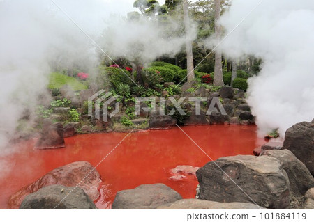Akaike Pond in Beppu Sea Hell Akaike Pond in Beppu Sea Hell 101884119