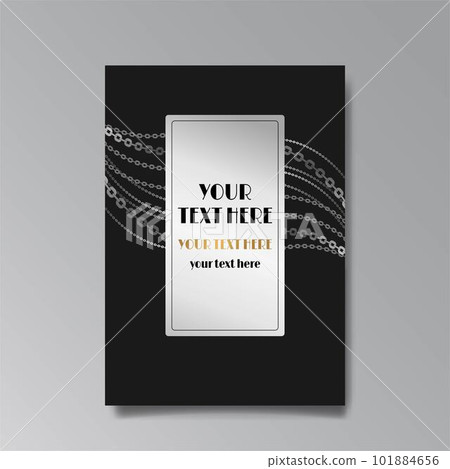 Art Deco luxury template golden black A4 page, menu, card, invitation Art Deco luxury template golden black A4 page, menu, card, invitation 101884656